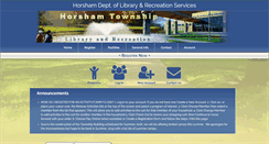 Desktop Screenshot of horshamrec.com